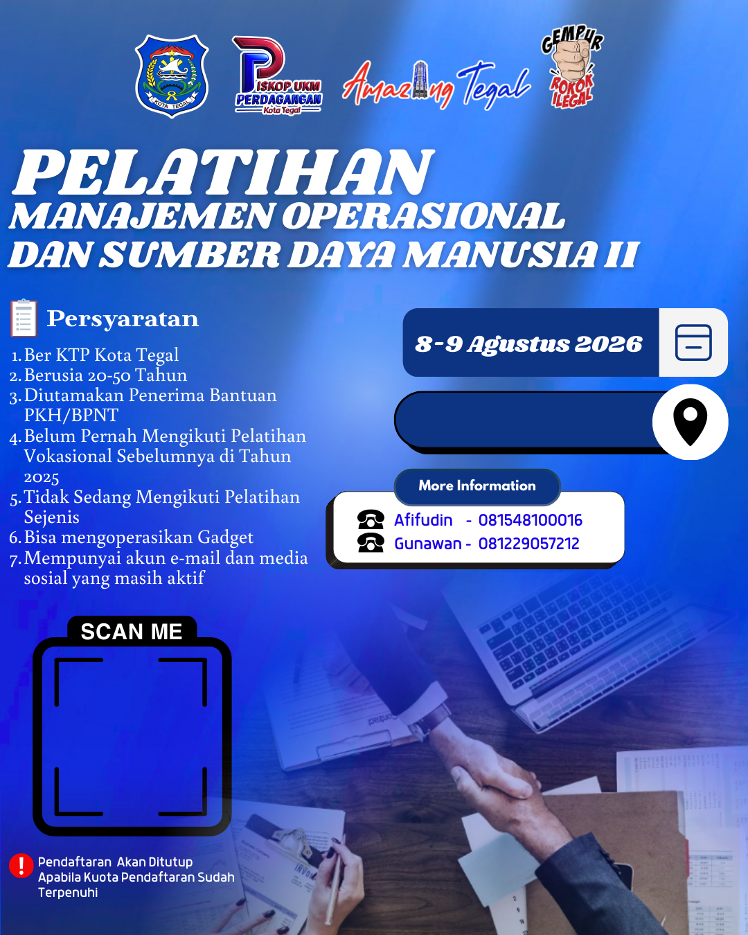 Pelatihan Manajemen Operasional dan SDM-KEDUA